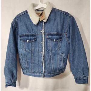 Levi's 90's sherpa trucker jacket medium men
